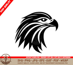 Eagle Head Illustration SVG