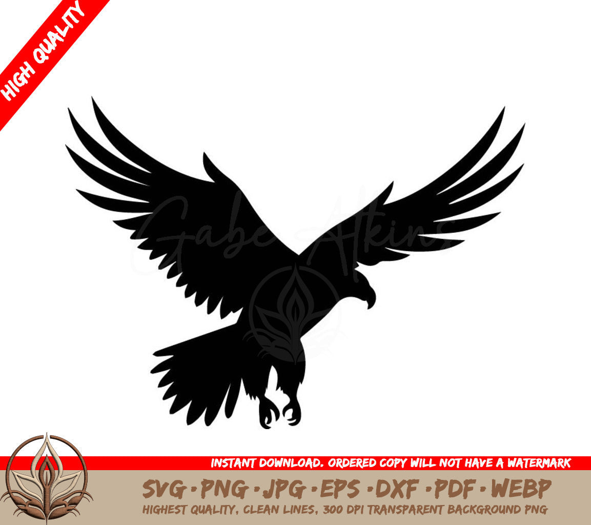 Eagle Vector Illustration Design Art SVG