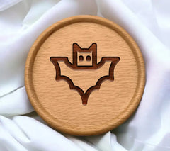 Bat Icon SVG - Halloween Pictogram SVG