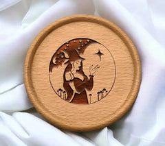 Witch Hat Woman SVG - Halloween Vector Illustration SVG