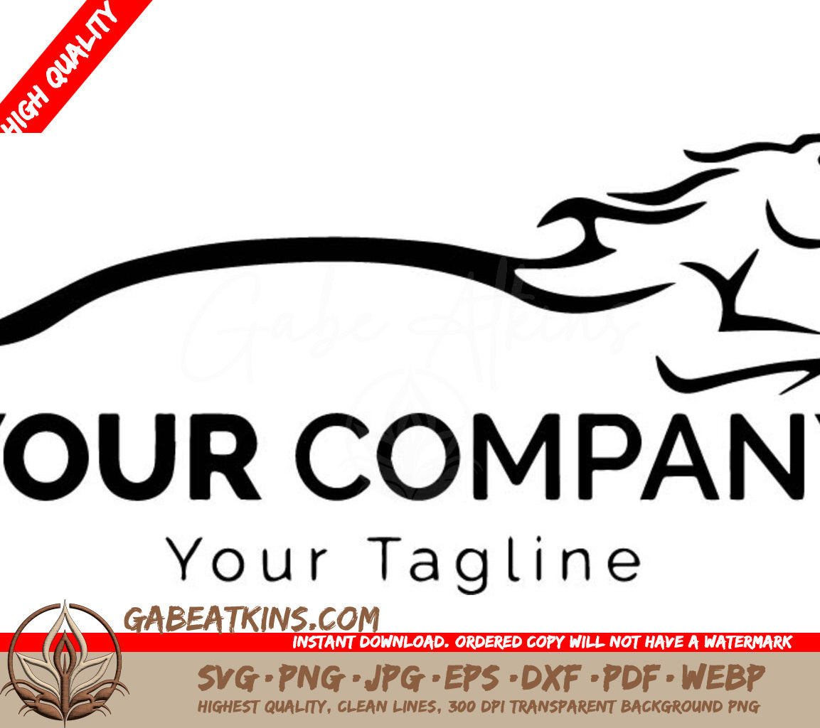 A Black And White Logo For A Company With A Horse On It SVG - horse logoHand drawn animals silhouette set SVG