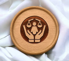 Justice Hands SVG - Person & Scales Icon SVG