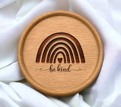 Rainbow Be Kind SVG Design - Inspirational Bundle SVG