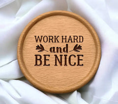 Work Hard & Be Nice SVG Design Bundle - Inspirational Quotes SVG