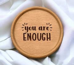 You Are Enough Inspirational SVG Design - SVG