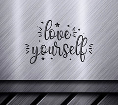 Love Yourself SVG Design Bundle - Inspirational Quotes SVG