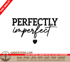 Perfectly Imperfect Heart SVG Design Bundle - SVG