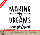 Dream Big SVG - Inspirational Quote Design SVG