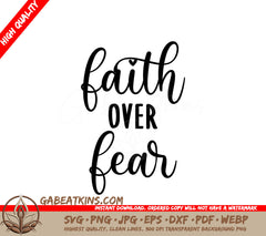 Faith Over Fear SVG Design Bundle SVG