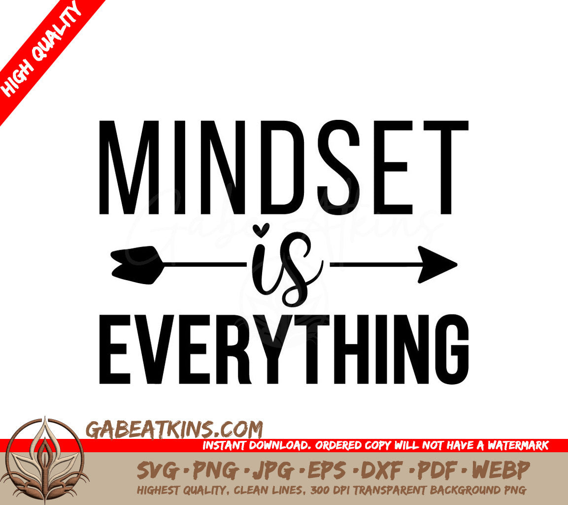 Mindset Is Everything SVG Design Bundle SVG