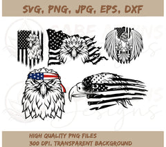 Eagle Through American Flag SVG Bundle Vol2 | American Pride Eagle SVG | American Flag SVG Bundle Vol2