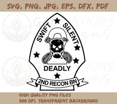 USMC 2nd Recon Battalion SVG, PNG, EPS, DFX, JPG, PDF, WEBP | USMC 2nd | USMC 2nd Recon Battalion SVG, PNG, EPS, DFX, JPG, PDF, WEBP