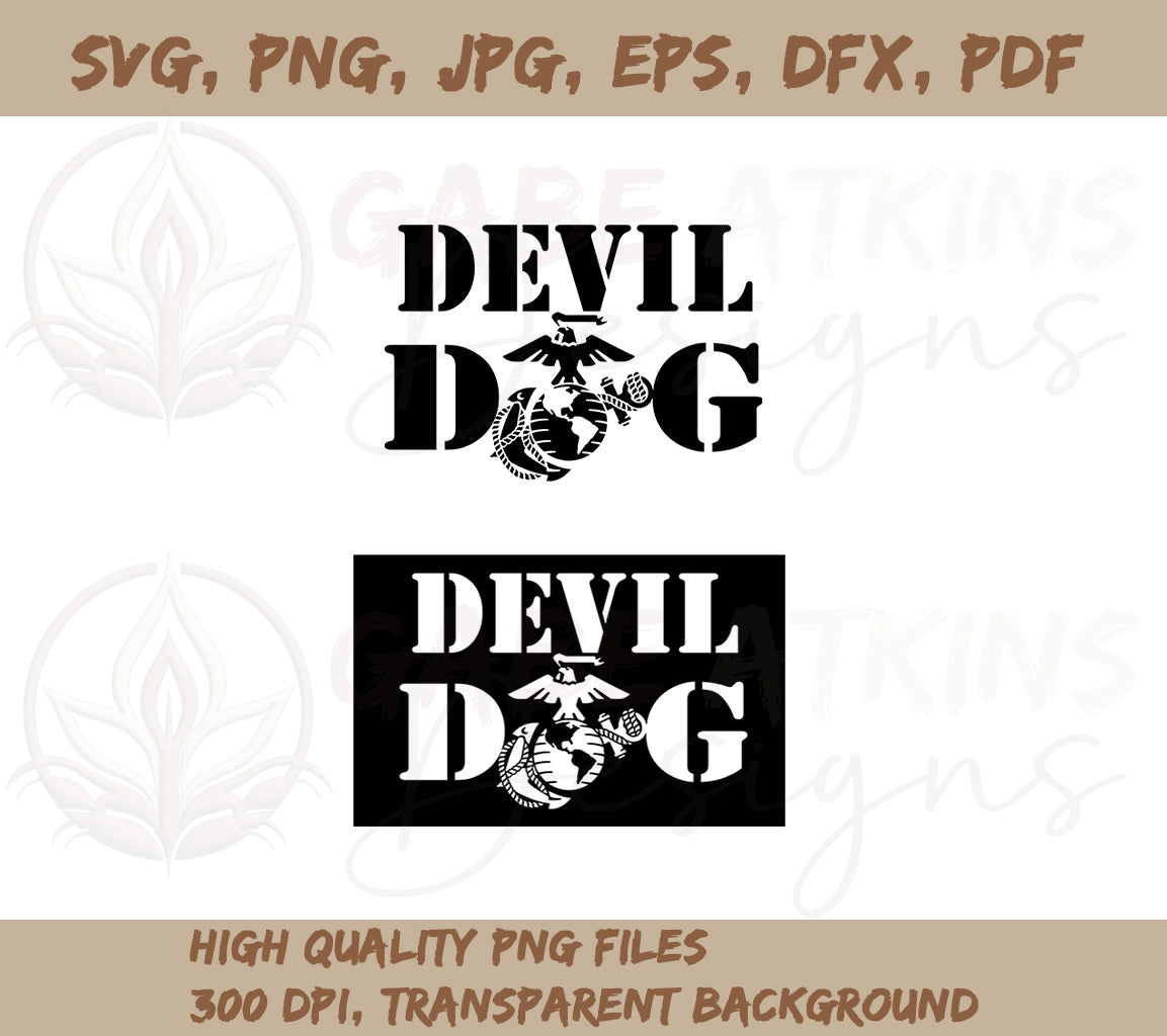 US Marines Devil Dog SVG | United States Marines Devil Dog SVG, PNG, E | United States Marines Devil Dog SVG, PNG, EPS, DFX, JPG, PDF, WEBP