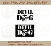 US Marines Devil Dog SVG | United States Marines Devil Dog SVG, PNG, E | United States Marines Devil Dog SVG, PNG, EPS, DFX, JPG, PDF, WEBP