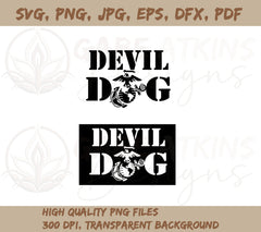 US Marines Devil Dog SVG | United States Marines Devil Dog SVG, PNG, E | United States Marines Devil Dog SVG, PNG, EPS, DFX, JPG, PDF, WEBP