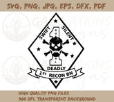 USMC 1st Recon Battalion Logo SVG, PNG, EPS, DFX, JPG, PDF, WEBP | USM | USMC 1st Recon Battalion Logo SVG, PNG, EPS, DFX, JPG, PDF, WEBP