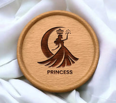 Princess Crown Silhouette SVG - Minimalist Design Concept SVG