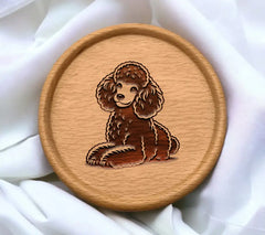 Poodle Laying Down SVG Clipart - Vector Silhouette Design SVG