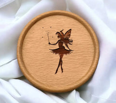 Fairy Silhouette SVG - Magical Wand Full Body SVG