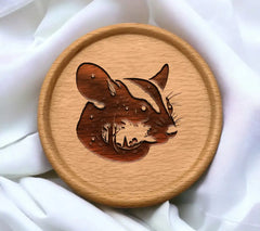 Badger Head Nature Silhouette SVG -  Drawing SVG