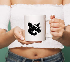 Badger Head Nature Silhouette SVG -  Drawing SVG