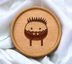 Cute Crowned Monster SVG - Doodle SVG