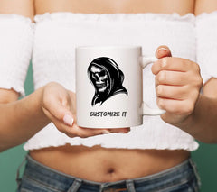 Hooded Skull SVG - Tattoo Illustration Vector SVG