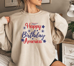 Happy Birthday America Cutting Files SVG, PNG, DXF, JPG, PDF, WebP for | Happy Birthday America Cutting Files SVG, PNG, DXF, JPG, PDF, WebP