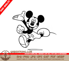 Mickey Mouse Thumbs Up SVG - T-Shirt Design SVG