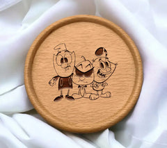 Cartoon Trio SVG - 3 Characters SVG