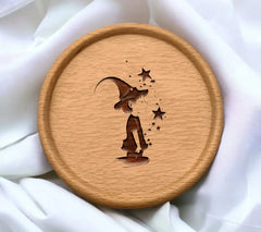 Wizard Boy with Witch Hat SVG SVG