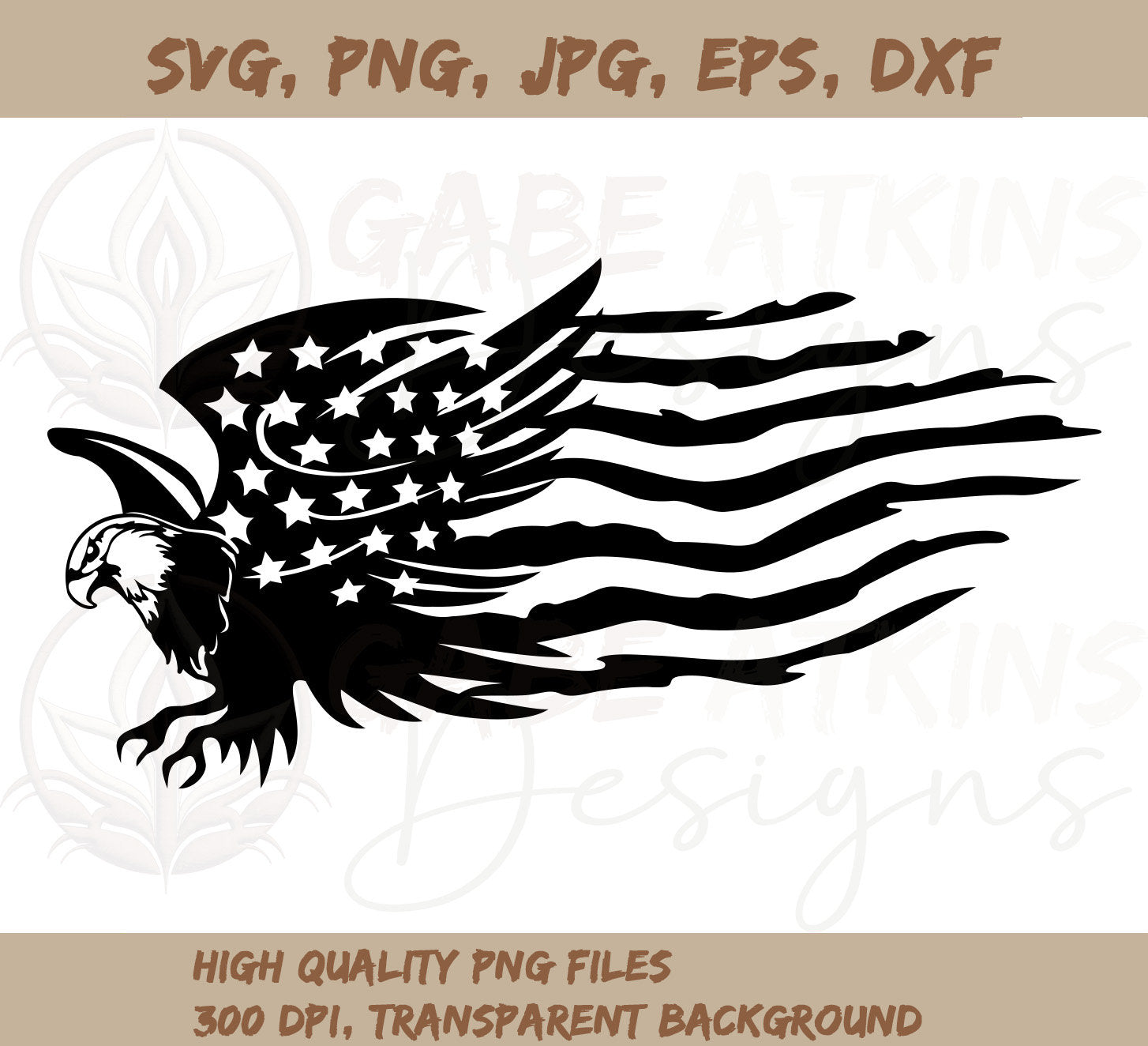 Eagle Through American Flag 10 SVG | Patriotic Eagle Designs | 4th of | American Flag 10 SVG