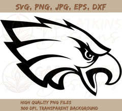 Philadelphia Eagles Football SVG Bundle | Team Logo Cut Files | Cricut & Silhouette