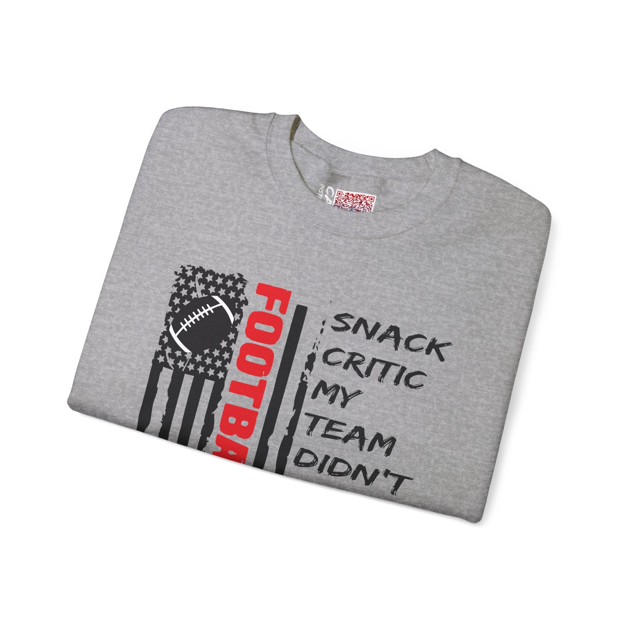 Snack Critic, My Team Didn't Make It Superbowl Sweatshirt, Funny Super | Superbowl Sweatshirt, Funny Superbowl Sweater, Superbowl Fan, Humorous Football Fan Gear, Unique shirt
