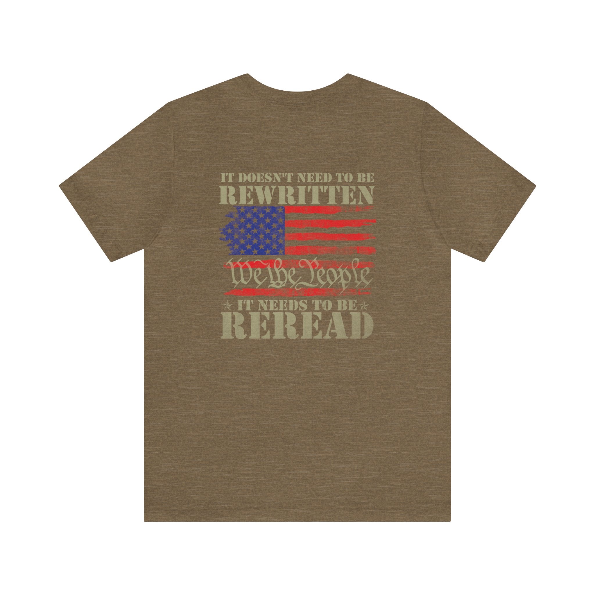 It Doesn't Need To Be Rewritten It Needs To Be Reread Shirt, 1776 Shir | Reread Shirt, 1776 Shirt, American Constitution 1776,