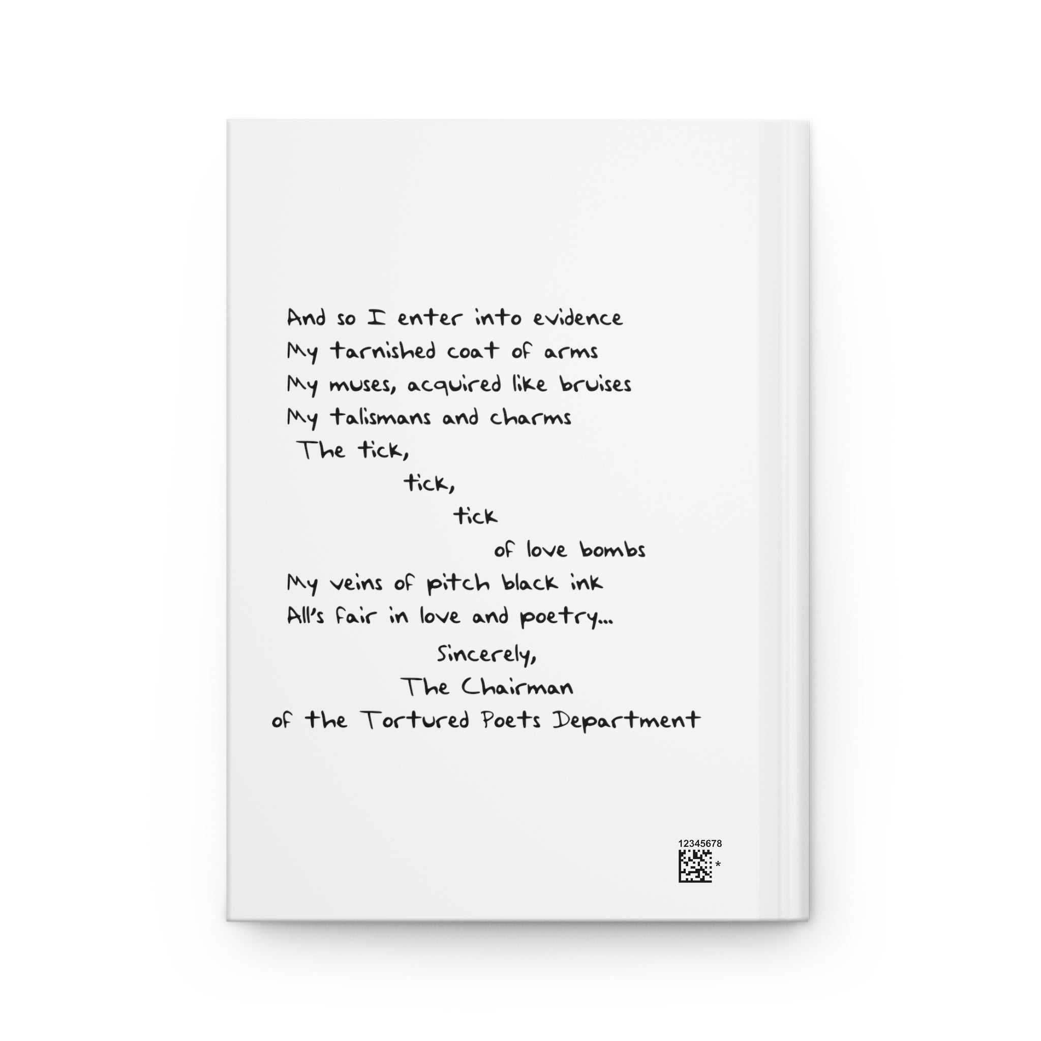 The Tortured Poets Department Hardcover Journal (Taylor 2024) | TTPD H | Tortured Poets Department Hardcover Journal (Taylor 2024)