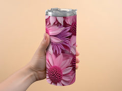 Echinacea Flower Seamless 20 oz Tumbler Wrap | Digital Download - Gabe Atkins Designs