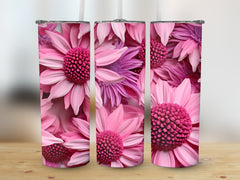 Echinacea Flower Seamless 20 oz Tumbler Wrap | Digital Download | Tumbler Wrap | 20 oz tumbler, 3d Echinacea flower, 3d tumbler wrap, Echinacea png, Echinacea tumbler wrap, Echinacea Tumbler Wrap Design, Floral Wraps, skinny tumbler, sublimination design, tumbler design, tumbler png, tumbler template, tumbler wrap png | Gabe Atkins Designs