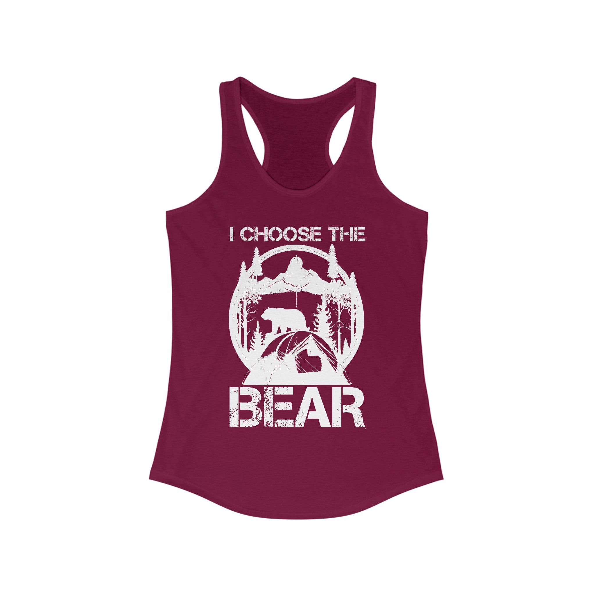 I Choose the Bear Tank Top For Women: Empower Your Voice & Your Choice