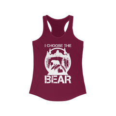 I Choose the Bear Tank Top For Women: Empower Your Voice & Your Choice