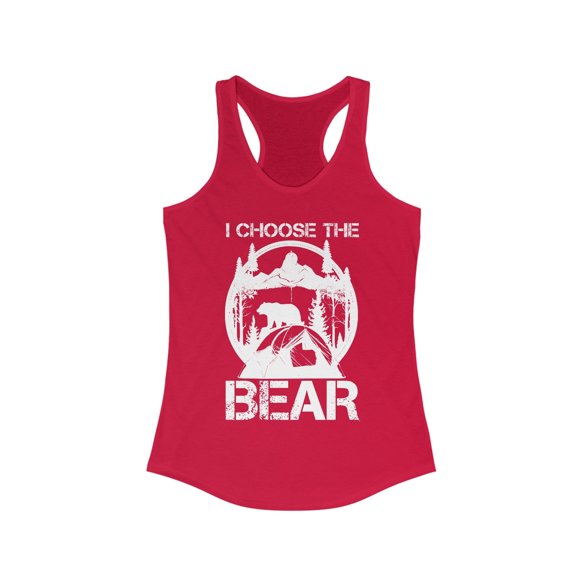 I Choose the Bear Tank Top For Women: Empower Your Voice & Your Choice