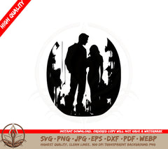 Abstract Couple SVG 

