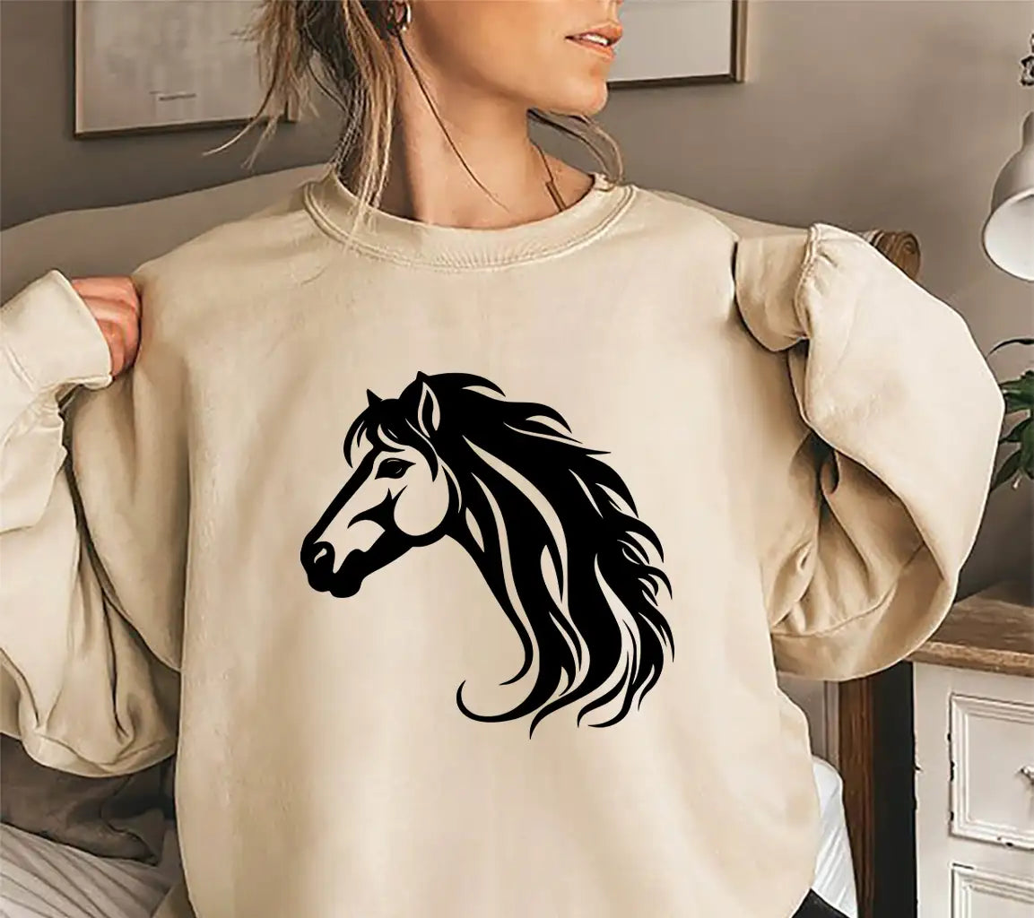 Abstract Horse Portrait