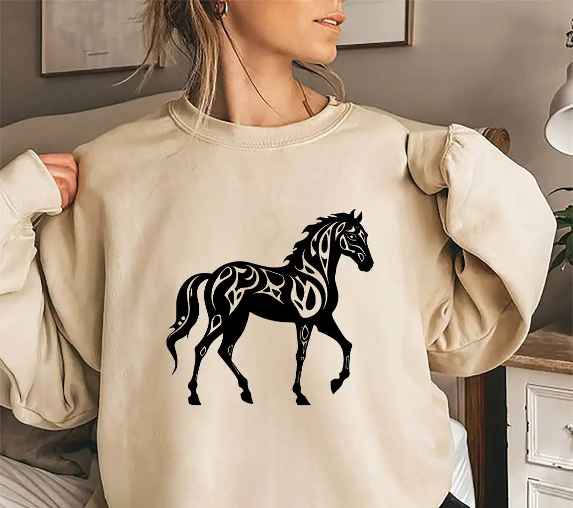 Abstract Horsey