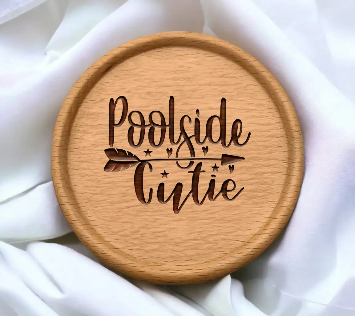 Poolside Cutie SVG with Arrow - Adventure Quote Design SVG
