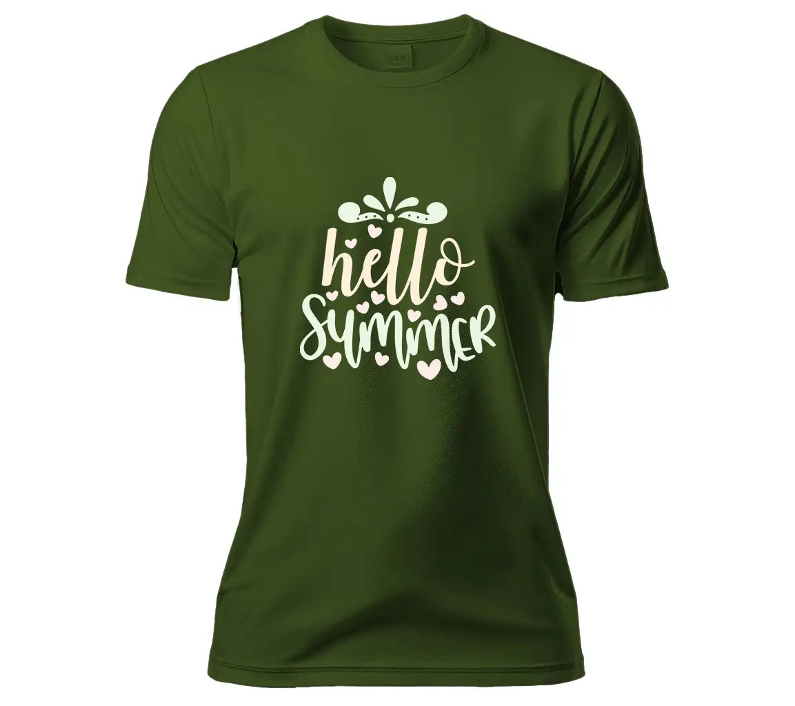 Hello Summer SVG with Hearts - Adventure Design SVG