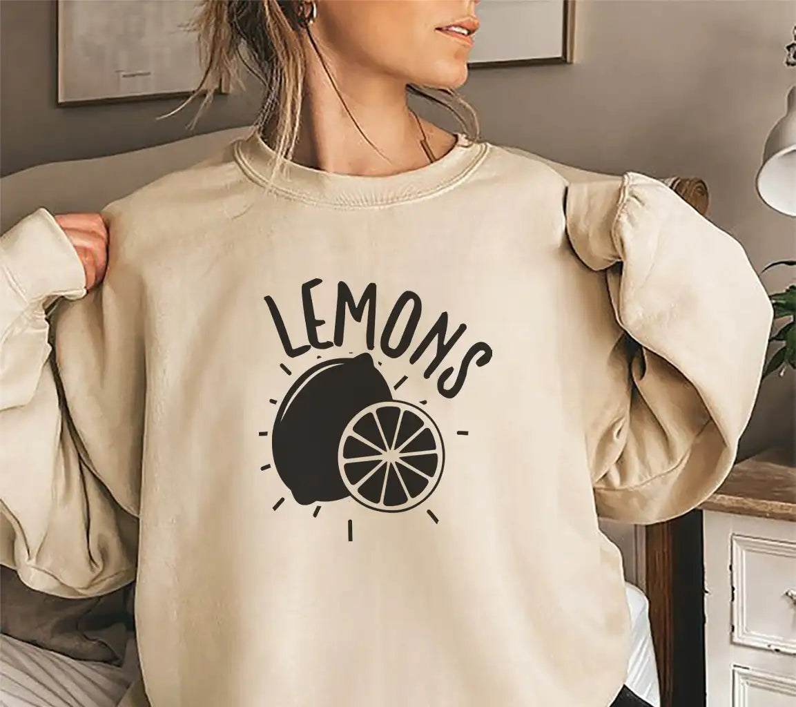 Lemon & Orange Slice with Lemons Text SVG - Adventure-Lemons Design SVG