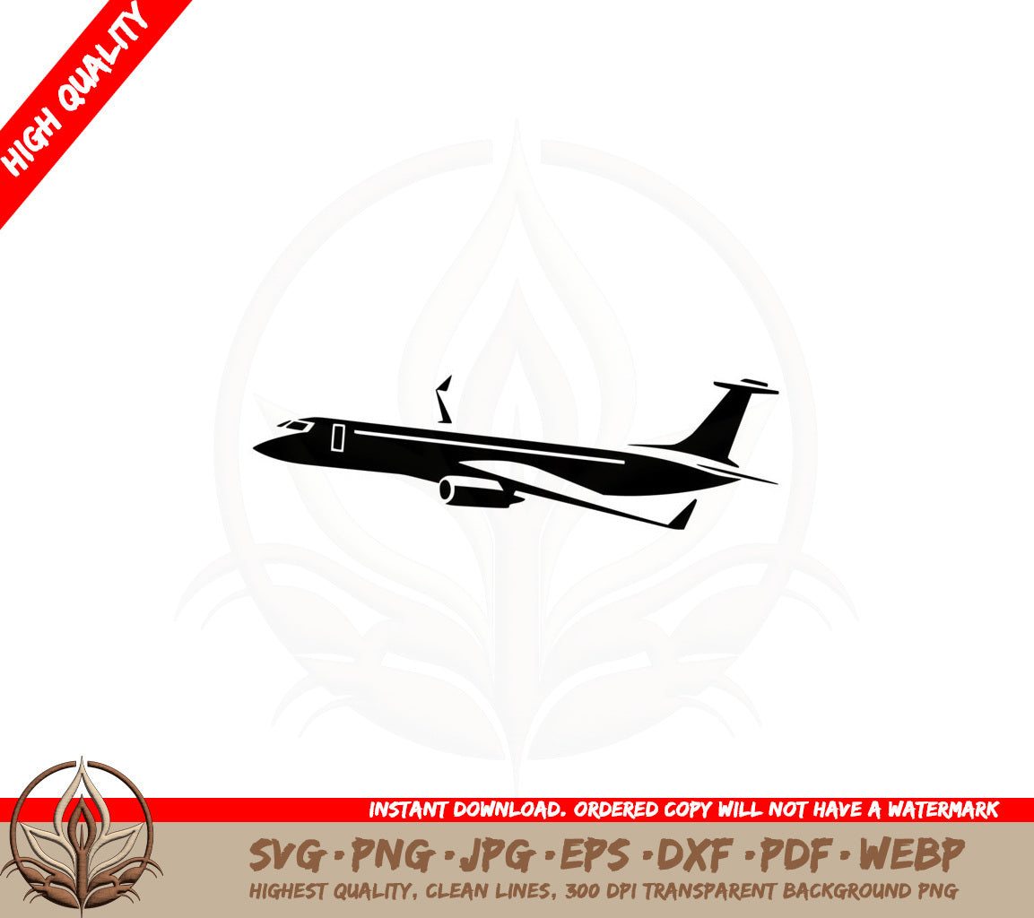 Airplane Soaring SVG 