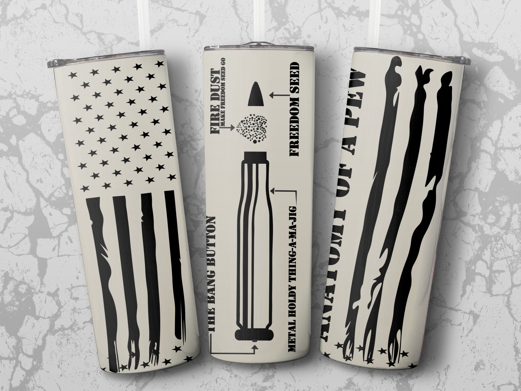Anatomy of a Pew 20oz Skinny Tumbler Wrap PNG, SVG, JPG Sublimation De | Pew 20oz Skinny Tumbler Wrap PNG, SVG, JPG Sublimation Design
