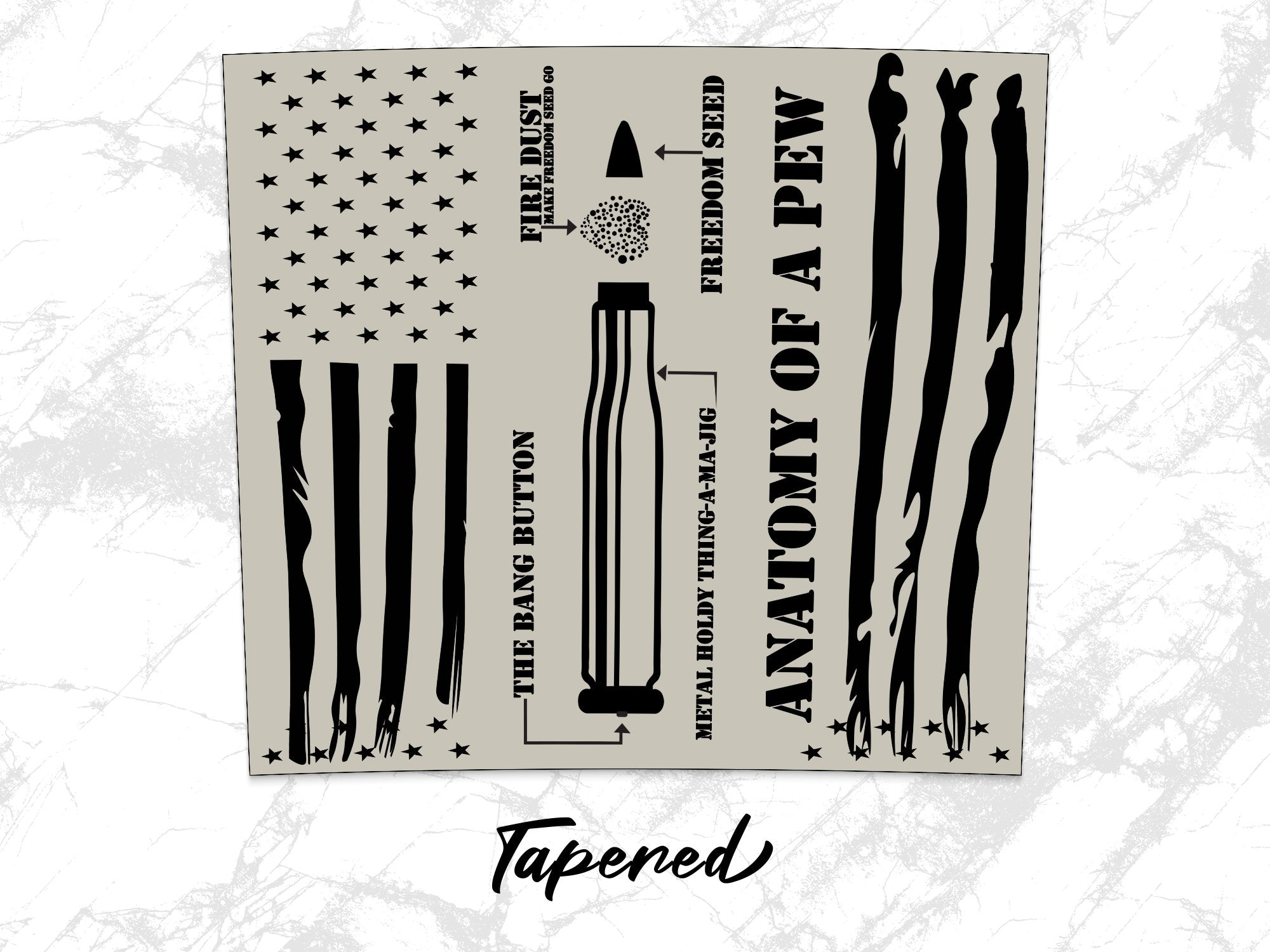 Anatomy of a Pew 20oz Skinny Tumbler Wrap PNG, SVG, JPG Sublimation De | Pew 20oz Skinny Tumbler Wrap PNG, SVG, JPG Sublimation Design